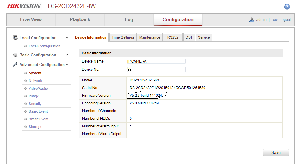 Hikvision firmware 5.1
